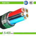 0.6/1kv Cable eléctrico de cobre Cu/XLPE PVC 300 mm 2 Cables eléctricos